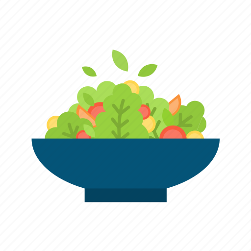 Salad, bowl, vegetables, healthy, meal, food, lunch icon - Download on Iconfinder