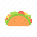 taco, wrap, tortilla, fast food, sandwich, meal, food, bread