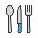 cutlery, meal, lunch, food, plate, dinner, dining, dish