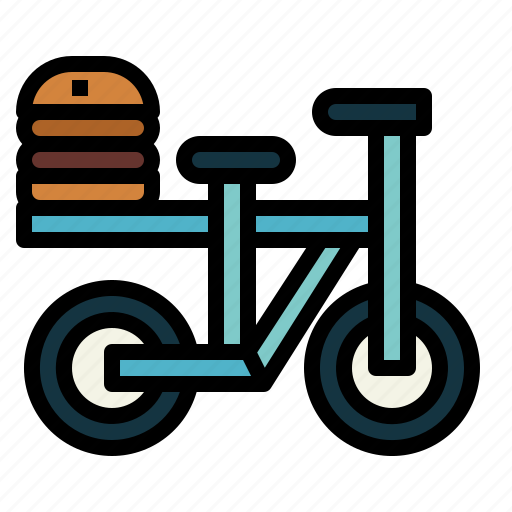 Bicycle, bike, delivery, food icon - Download on Iconfinder