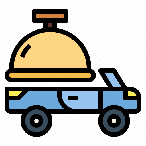 Car, delivery, food, salver, transport icon - Download on Iconfinder