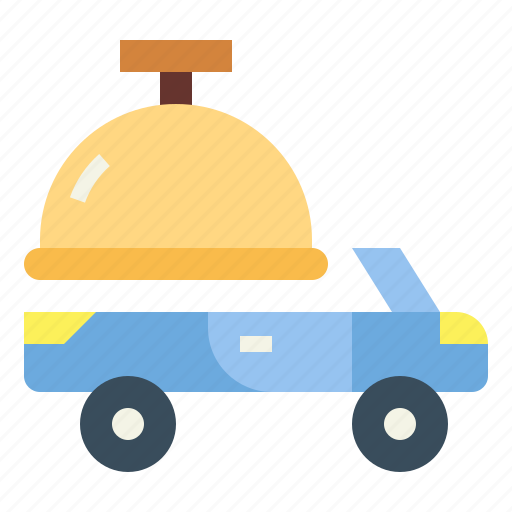 Car, delivery, food, salver, transport icon - Download on Iconfinder