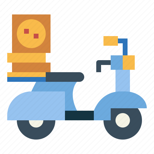 Delivery, fast, food, motorcycle icon - Download on Iconfinder
