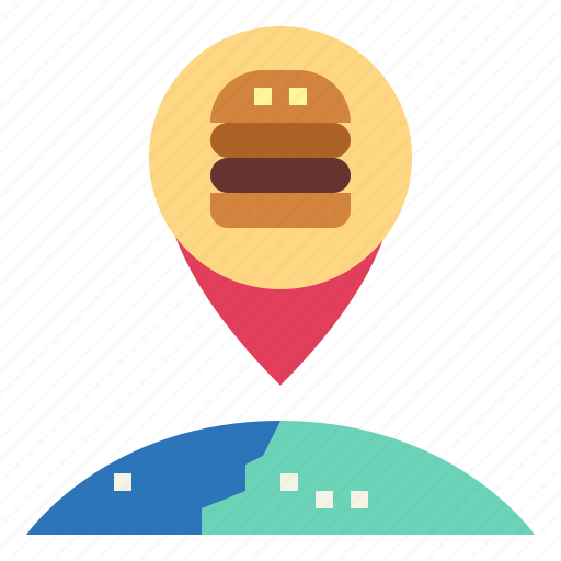Delivery, food, location, map, pin icon - Download on Iconfinder