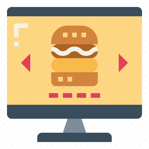 Computer, delivery, fast, food, order icon - Download on Iconfinder