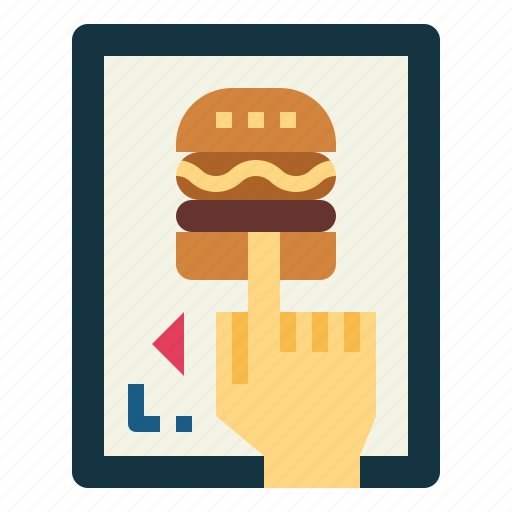 Delivery, food, order, tablet, touchscreen icon - Download on Iconfinder