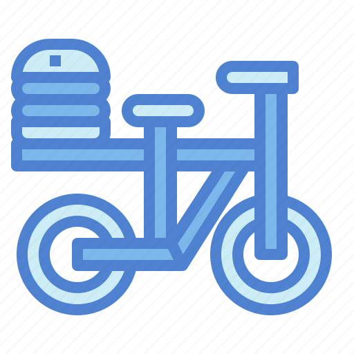 Bicycle, bike, delivery, food icon - Download on Iconfinder