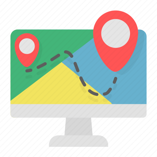 Food, delivery, restaurant, map icon - Download on Iconfinder