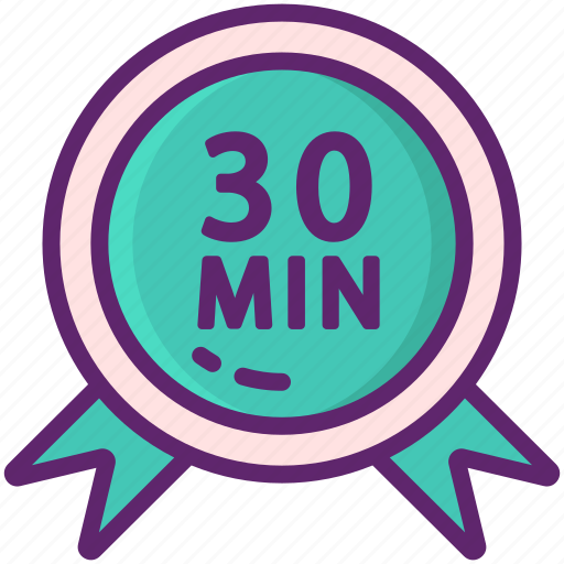 Delivery, guarantee, minutes, time icon - Download on Iconfinder
