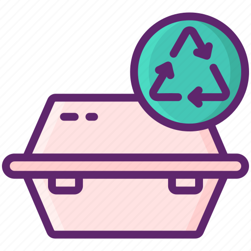 Biodegradable, container, food, packaging icon - Download on Iconfinder