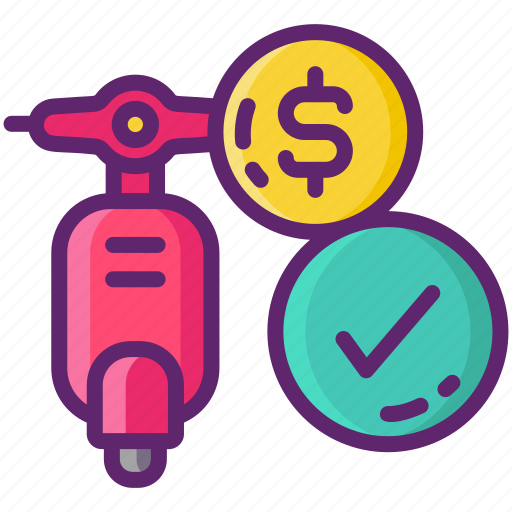 Bike, delivery, paid icon - Download on Iconfinder