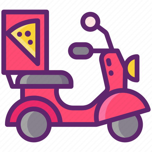 Bike, delivery, food, pizza icon - Download on Iconfinder