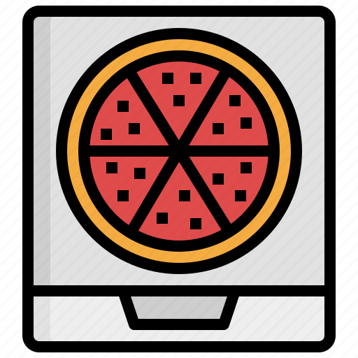 Pizza, junk, food, fast, box, restaurant icon - Download on Iconfinder