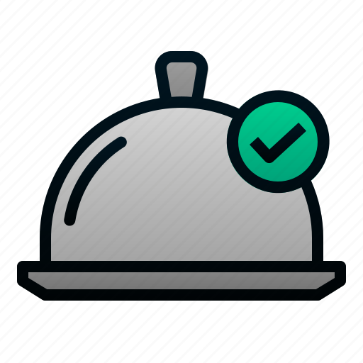 Approve, cloche, cook, food, kitchen, restaurant, tools icon - Download on Iconfinder