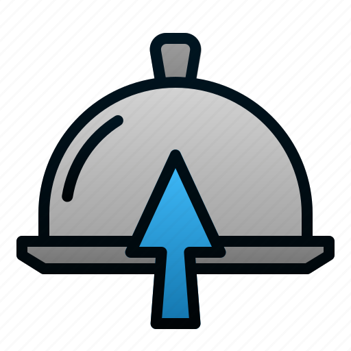 Cafe, click, cloche, delivery, food, online, restaurant icon - Download on Iconfinder