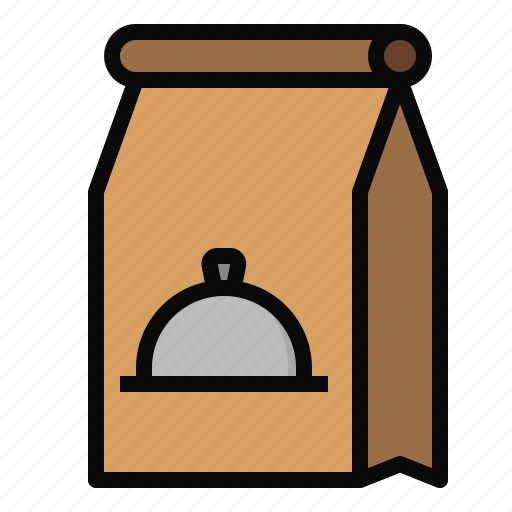 Bag, cafe, food, mart, paper, restaurant icon - Download on Iconfinder