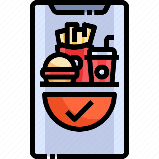 Food, delivery, app, mobile, order, hours, smartphone icon - Download on Iconfinder