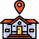 gps, home, location, map, navigation, pointer, food delivery