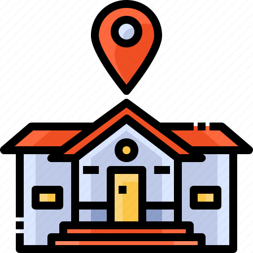 Gps, home, location, map, navigation, pointer, food delivery icon - Download on Iconfinder