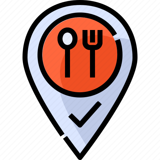Location, map, marker, gps, navigation, direction, food delivery icon - Download on Iconfinder