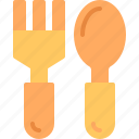 cutlery, food, fork, restaurant, spoon