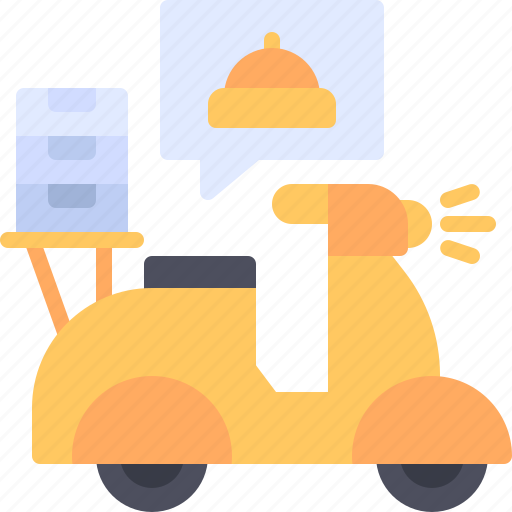 Delivery, food, scooter, transportation, vespa icon - Download on Iconfinder