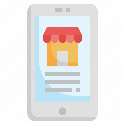 Online, shop, showroom, commerce, and, shopping, smartphone icon - Download on Iconfinder