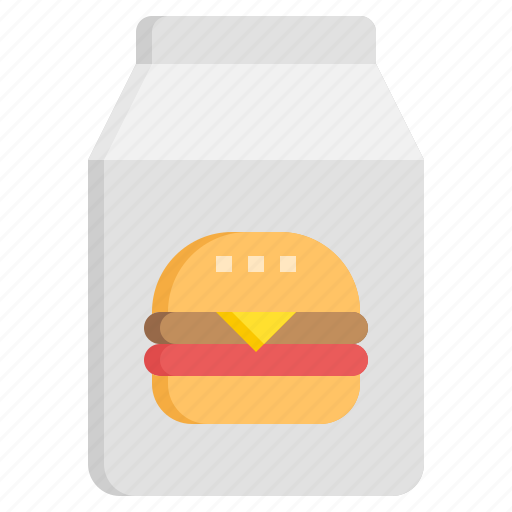 Paper, bag, lunch, grocery, food, and, restaurant icon - Download on Iconfinder