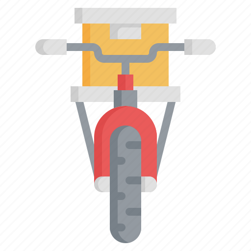 Food, delivery, flaticon, bike, bicycle, shopping, bag icon - Download on Iconfinder