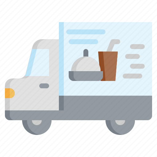 Food, delivery, flaticon, truck, shipping, transportation, vehicle icon - Download on Iconfinder