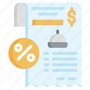 food, delivery, flaticon, discount, invoice, receipt, bill, payment