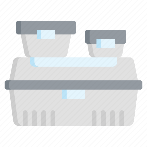 Food, delivery, flaticon, container, lunch, packaging, box icon - Download on Iconfinder