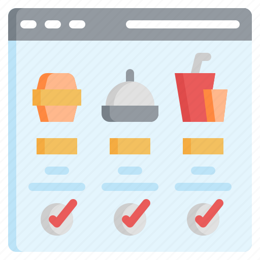 Food, delivery, flaticon, online, menu, order, internet icon - Download on Iconfinder