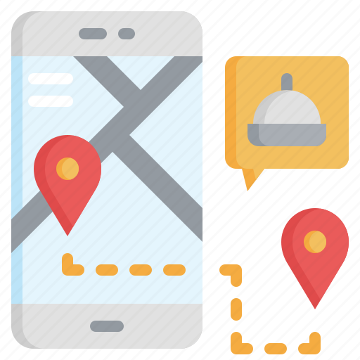 Food, delivery, flaticon, order, tracking, maps, location icon - Download on Iconfinder