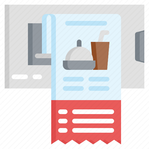 Food, delivery, flaticon, paper, bill, tax, payment icon - Download on Iconfinder