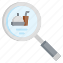 food, delivery, flaticon, searching, spoon, restaurant, loupe