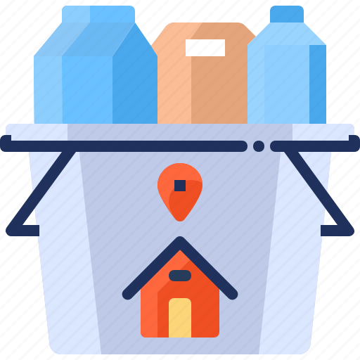 Food, delivery, basket, shopping, cart, order icon - Download on Iconfinder