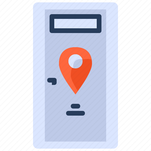 Food, delivery, door, order, map, home, gps icon - Download on Iconfinder