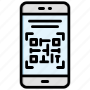 food, delivery, filloutline, barcode, scan, qr, code, payments, money
