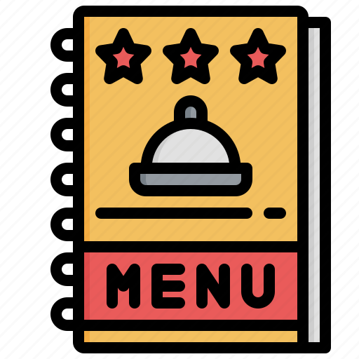 Food, delivery, filloutline, menu, list, restaurant, shipping icon - Download on Iconfinder