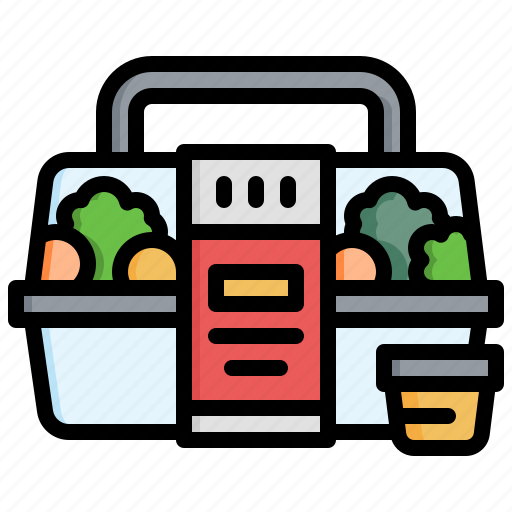 Food, delivery, filloutline, salad, healthy, vegetables, restaurant icon - Download on Iconfinder