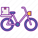 bicycle, bike, delivery, transport