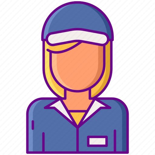 Avatar, delivery, transport, woman icon - Download on Iconfinder