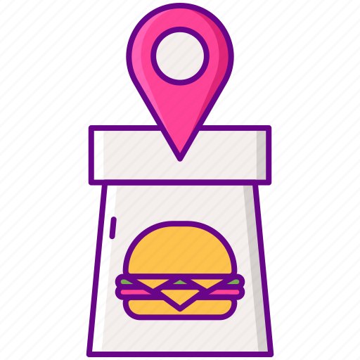 Food, location, takeout, you icon - Download on Iconfinder