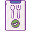 fork, included, spoon, utensils 
