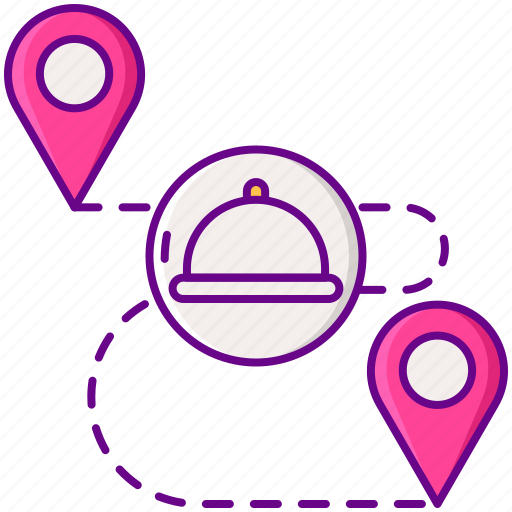 Delivery, food, location, transport icon - Download on Iconfinder