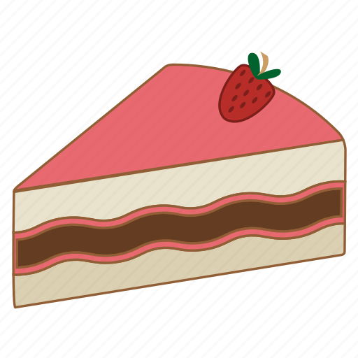 Cake, cheesecake, pastries, strawberry, sugar, sweet, dessert icon - Download on Iconfinder