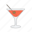 alcohol, cocktail, drink, glass, olive, beverage 