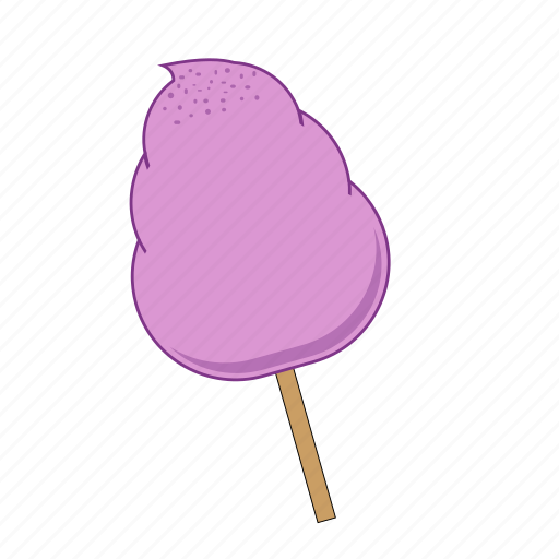 Candy, candy floss, cotton candy, sweet, dessert, lollipop, sweets icon - Download on Iconfinder