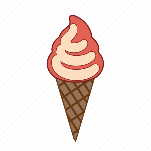 Chocolate, cream, ice cream, milk, strawberry, dessert, icecream icon - Download on Iconfinder